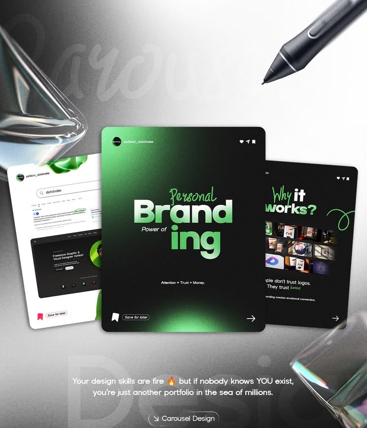 Carousel and personal branding design